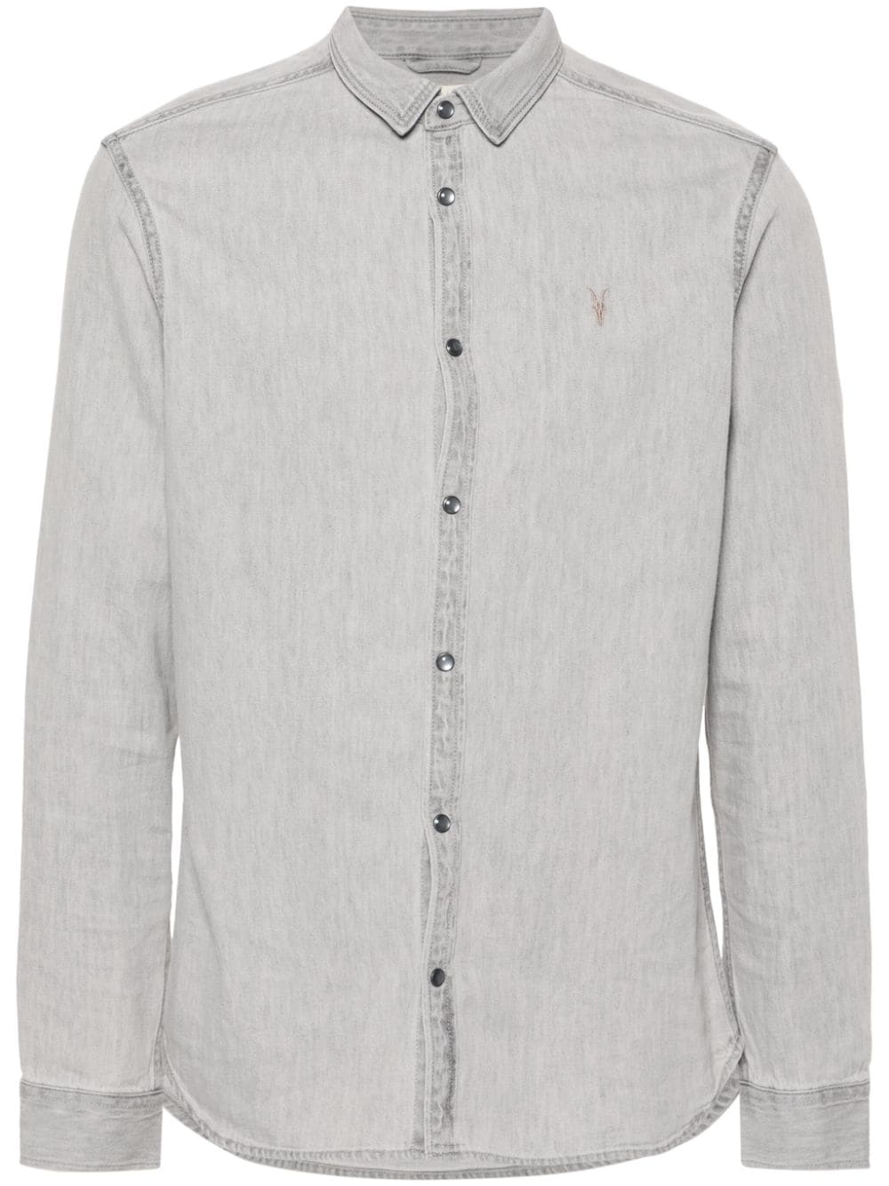 AllSaints Gleason denim shirt - Grey von AllSaints