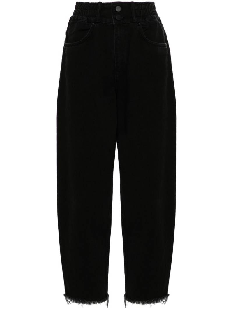 AllSaints Hailey high-rise straight-leg jeans - Black von AllSaints