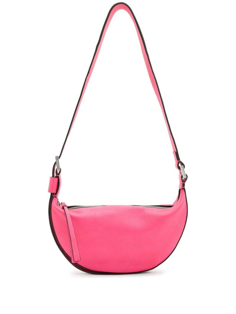 AllSaints Half Moon leather crossbody bag - Pink von AllSaints