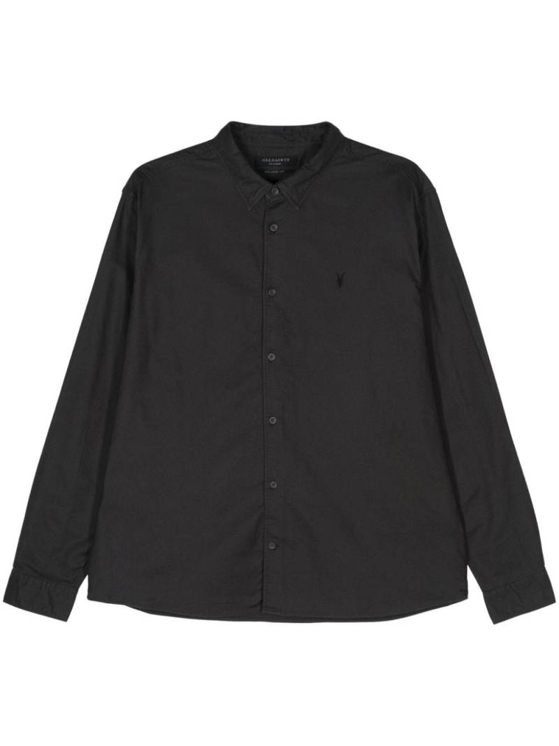 AllSaints Hermosa canvas shirt - Black von AllSaints