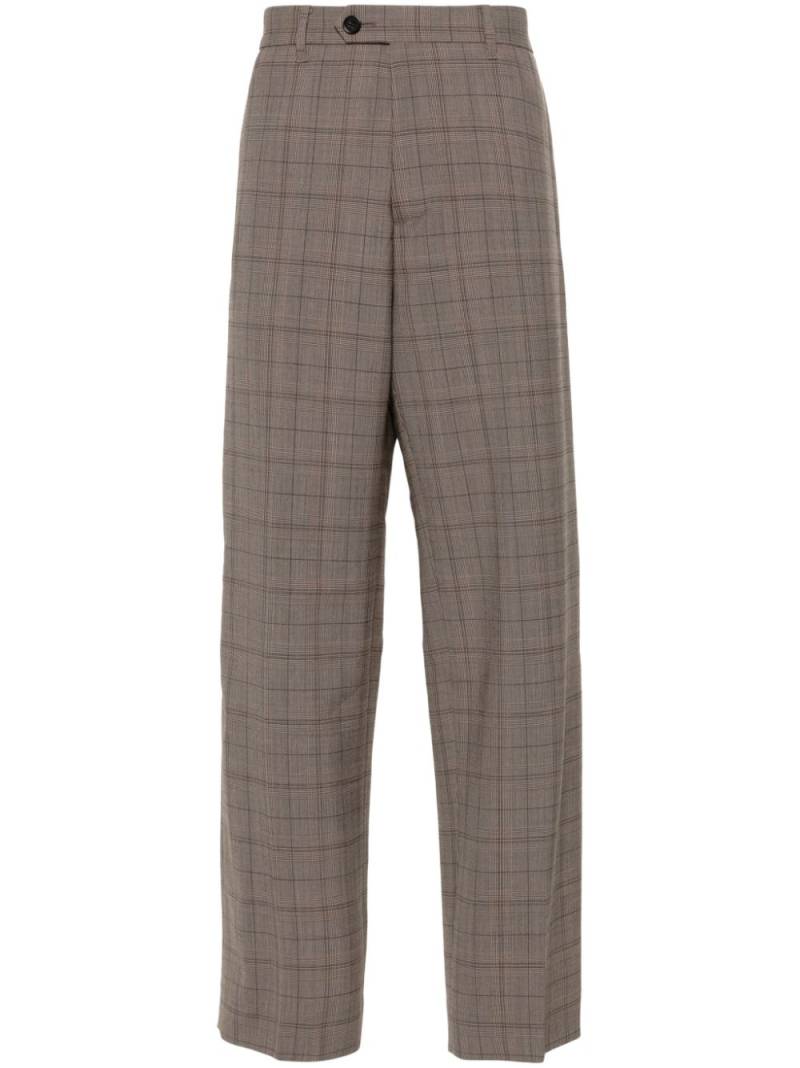 AllSaints Hobart fine-check trousers - Brown von AllSaints