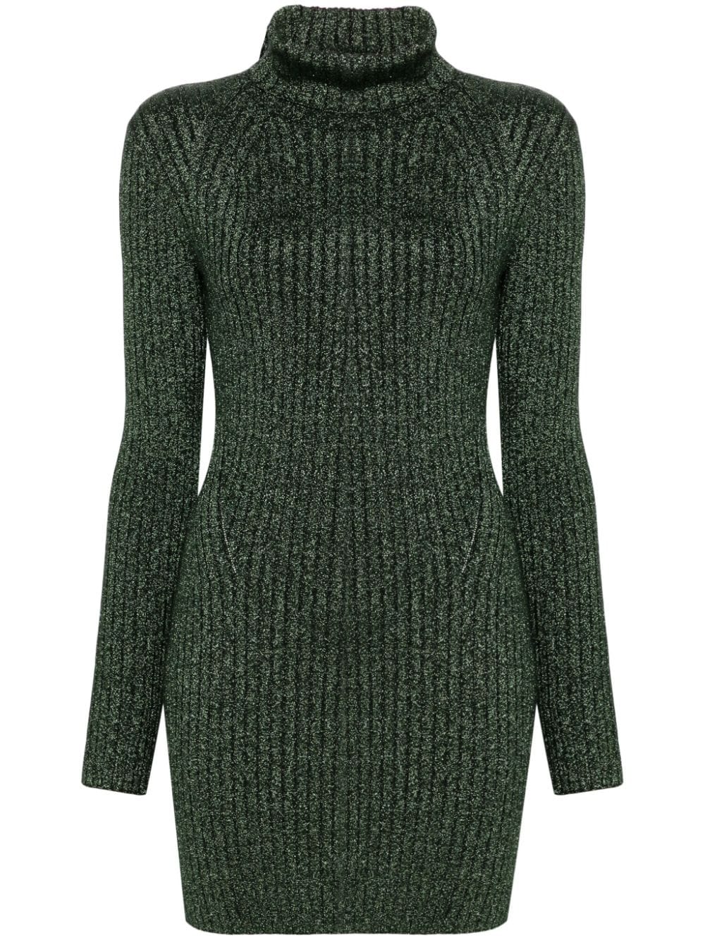 AllSaints Julliette lurex mini dress - Green von AllSaints