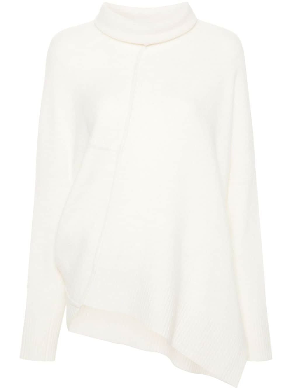 AllSaints Lock roll-neck jumper - White von AllSaints