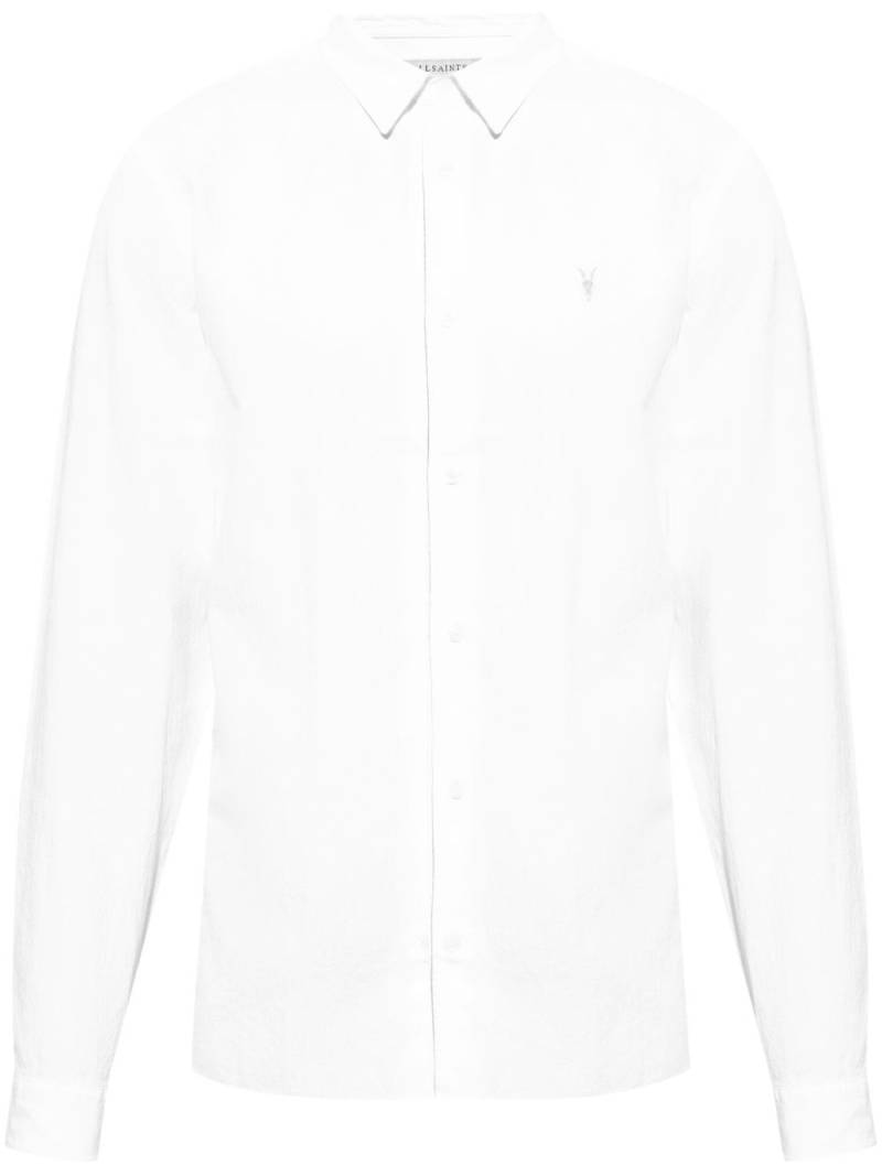 AllSaints Lovell Ramskull shirt - White von AllSaints