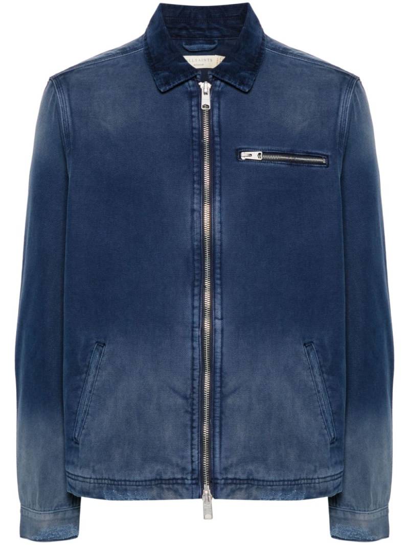 AllSaints Rothwell canvas jacket - Blue von AllSaints