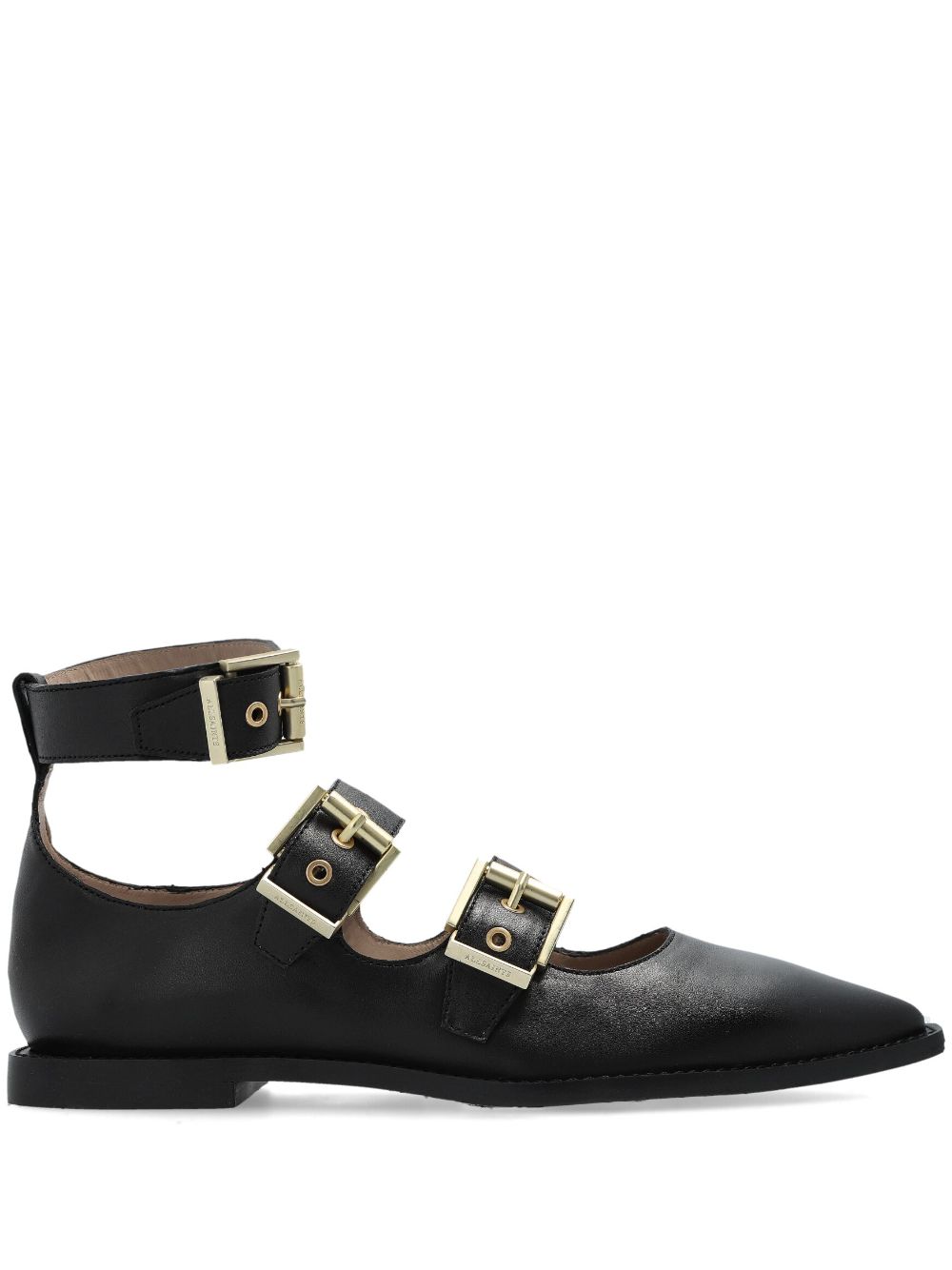 AllSaints Susan ballerina shoes - Black von AllSaints