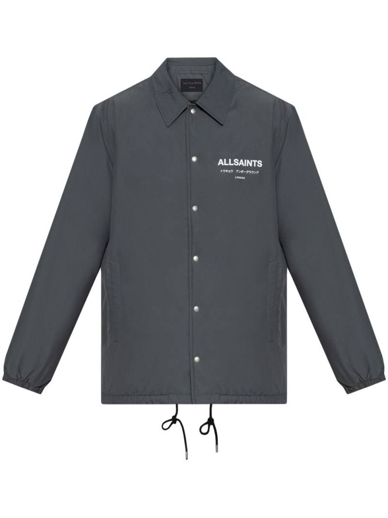 AllSaints Underground shirt jacket - Grey von AllSaints