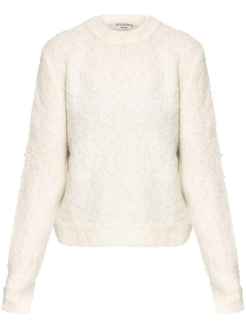 AllSaints Vortex sweater - White von AllSaints