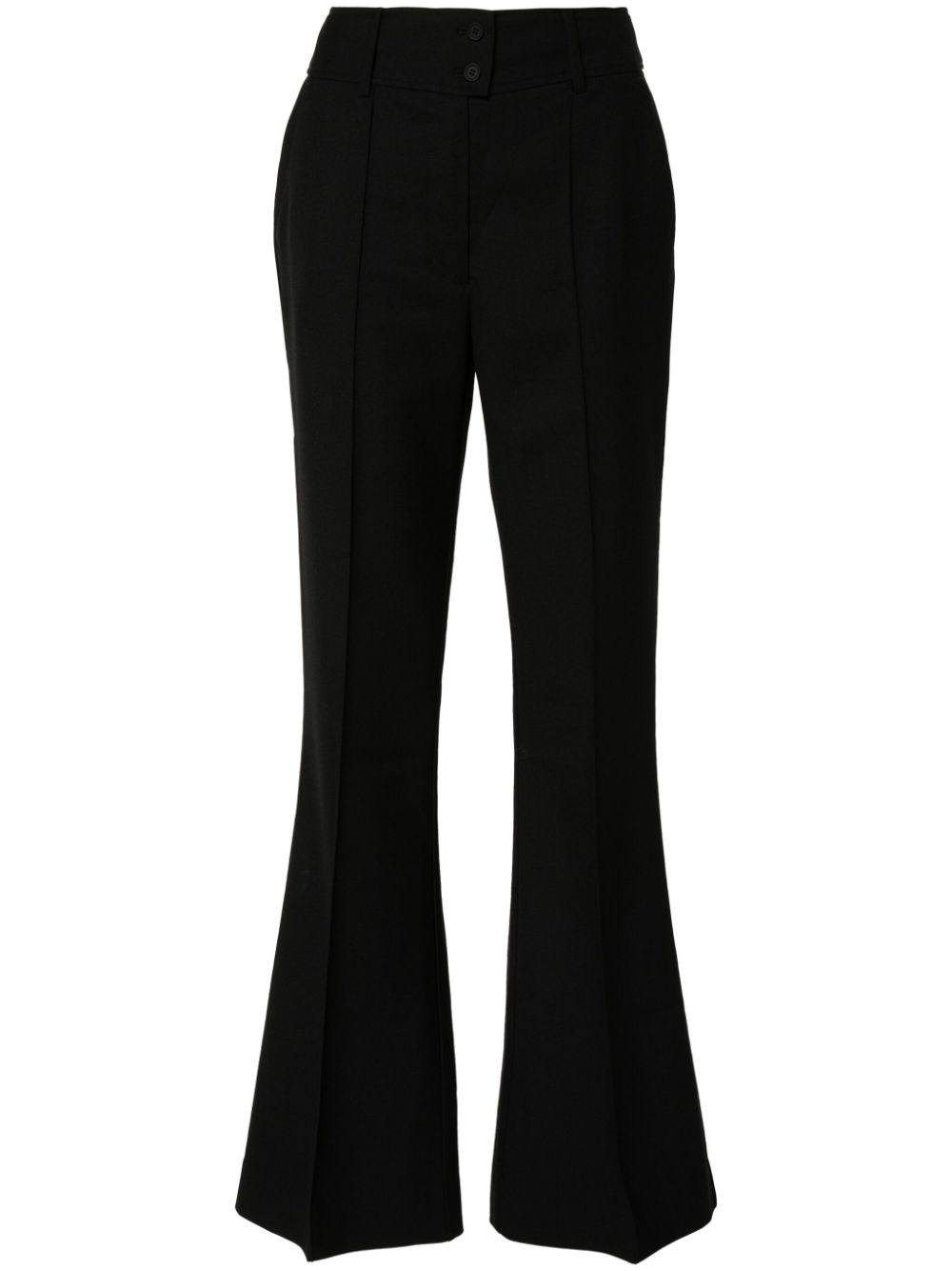 AllSaints high-waist flared trousers - Black von AllSaints