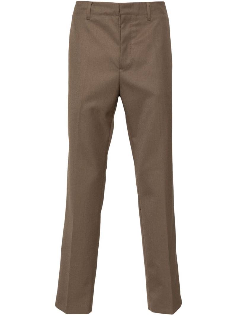 AllSaints twill-weave straight trousers - Brown von AllSaints