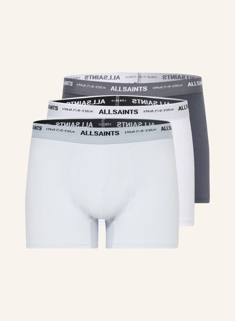 Allsaints 3er-Pack Boxershorts Underground weiss von AllSaints