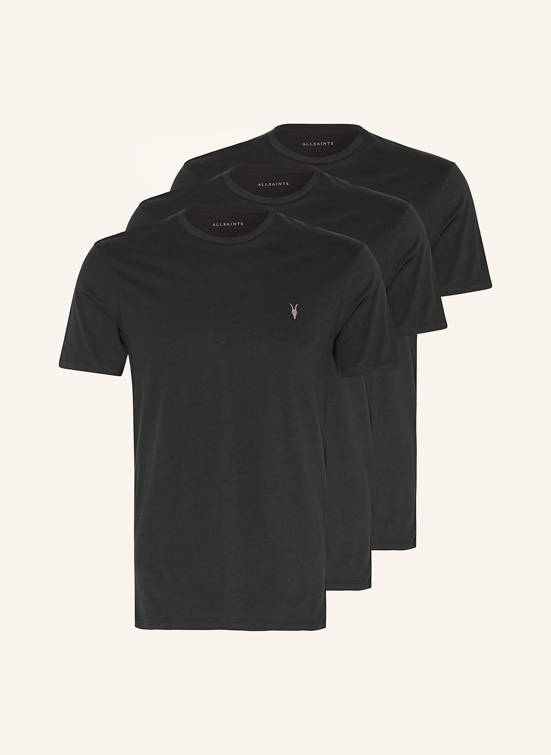 Allsaints 3er-Pack T-Shirts Brace Ss schwarz von AllSaints