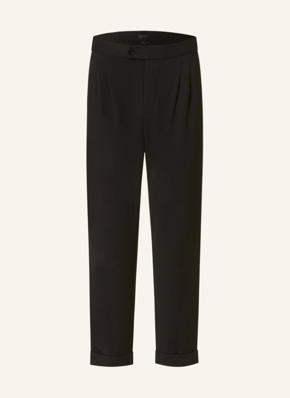 Allsaints Anzughose Helm Tapered Cropped Fit schwarz von AllSaints