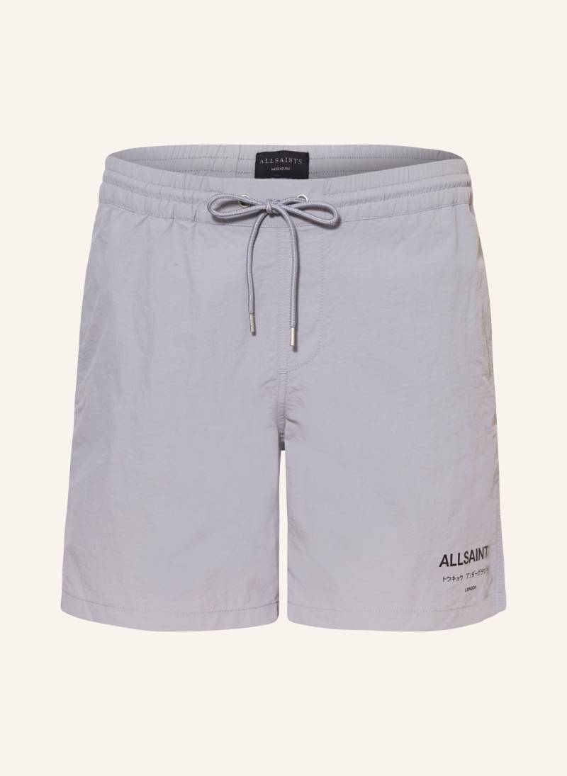 Allsaints Badeshorts Underground grau von AllSaints