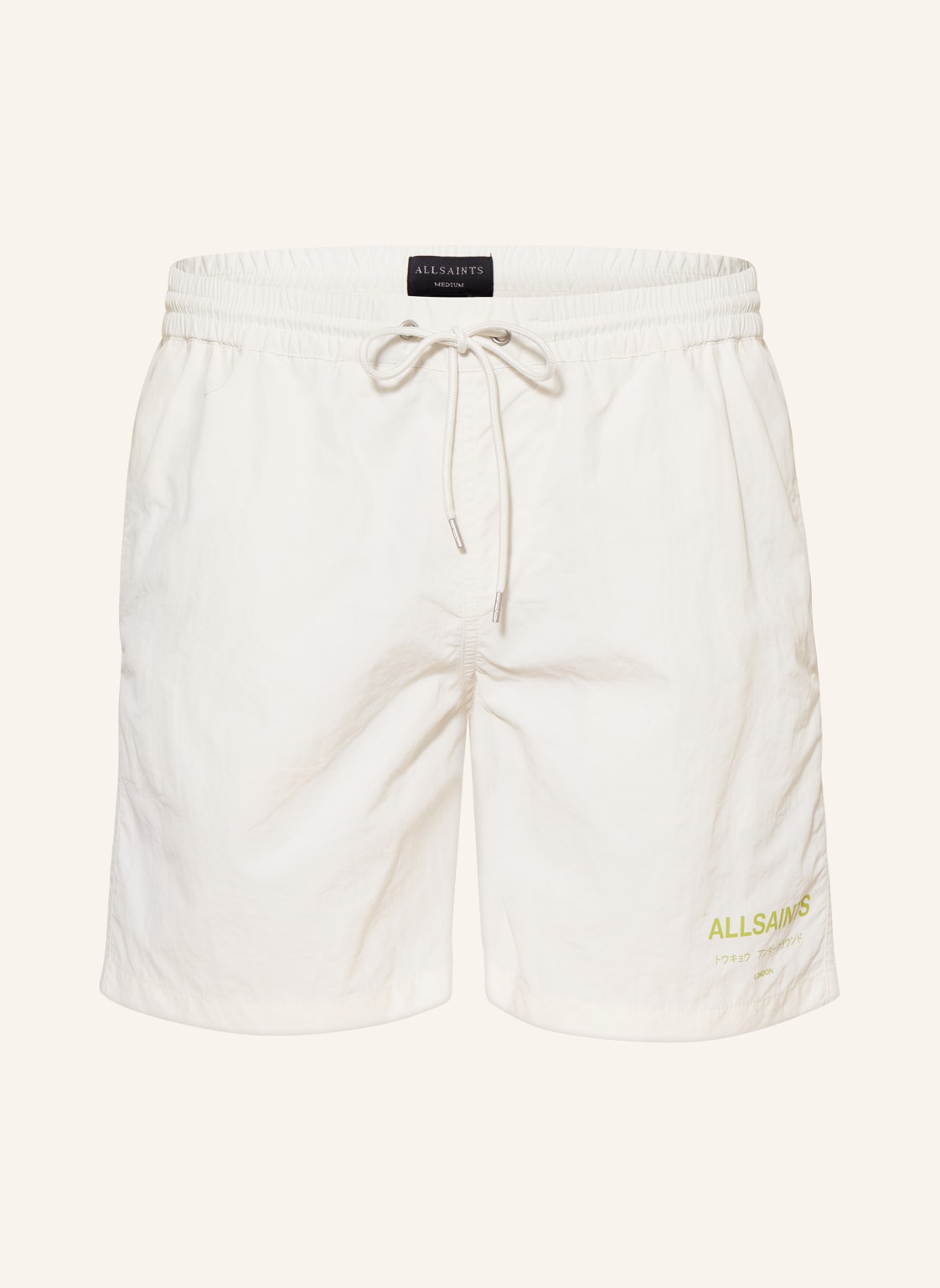 Allsaints Badeshorts Underground weiss von AllSaints