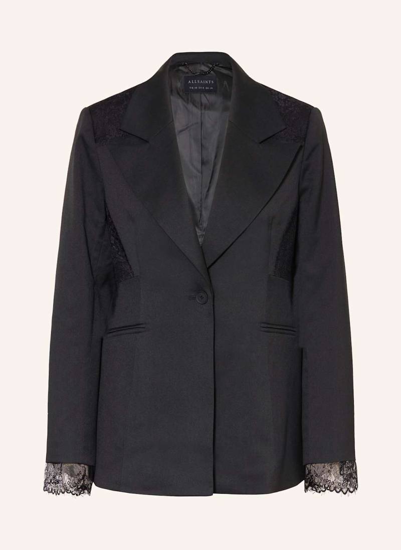 Allsaints Blazer Lacey Mit Spitze schwarz von AllSaints