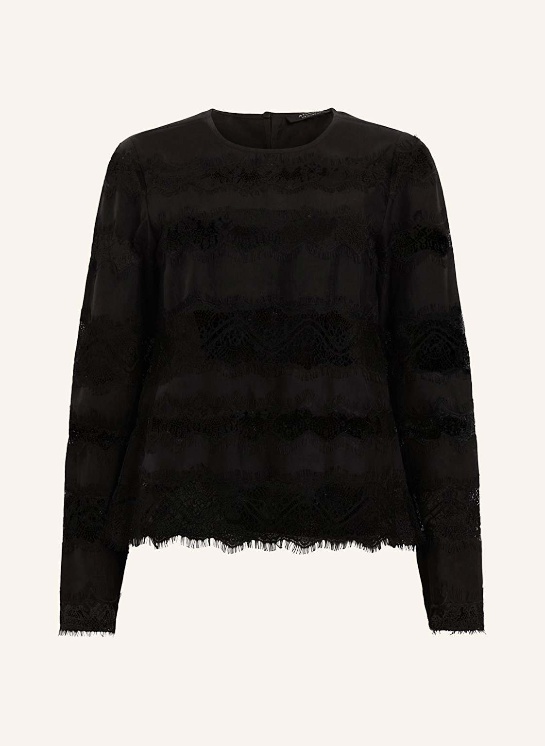 Allsaints Blusenshirt Tiff Mit Spitze schwarz von AllSaints