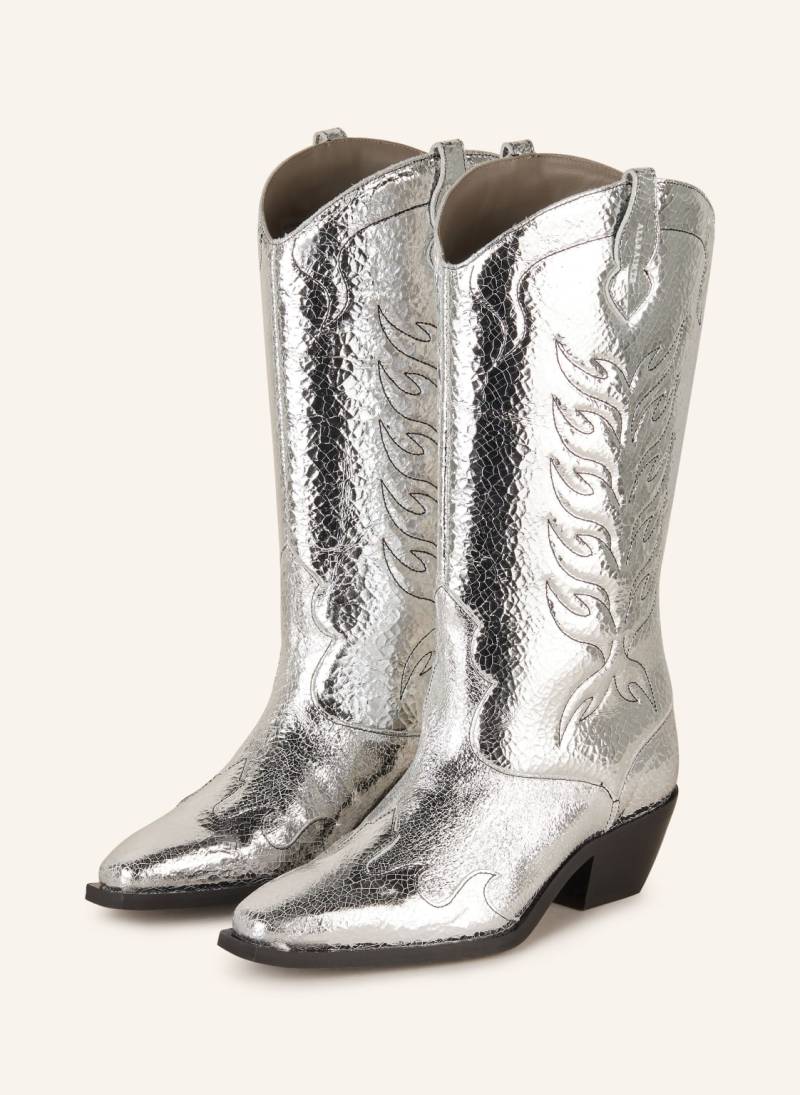 Allsaints Cowboy Boots Dolly silber von AllSaints