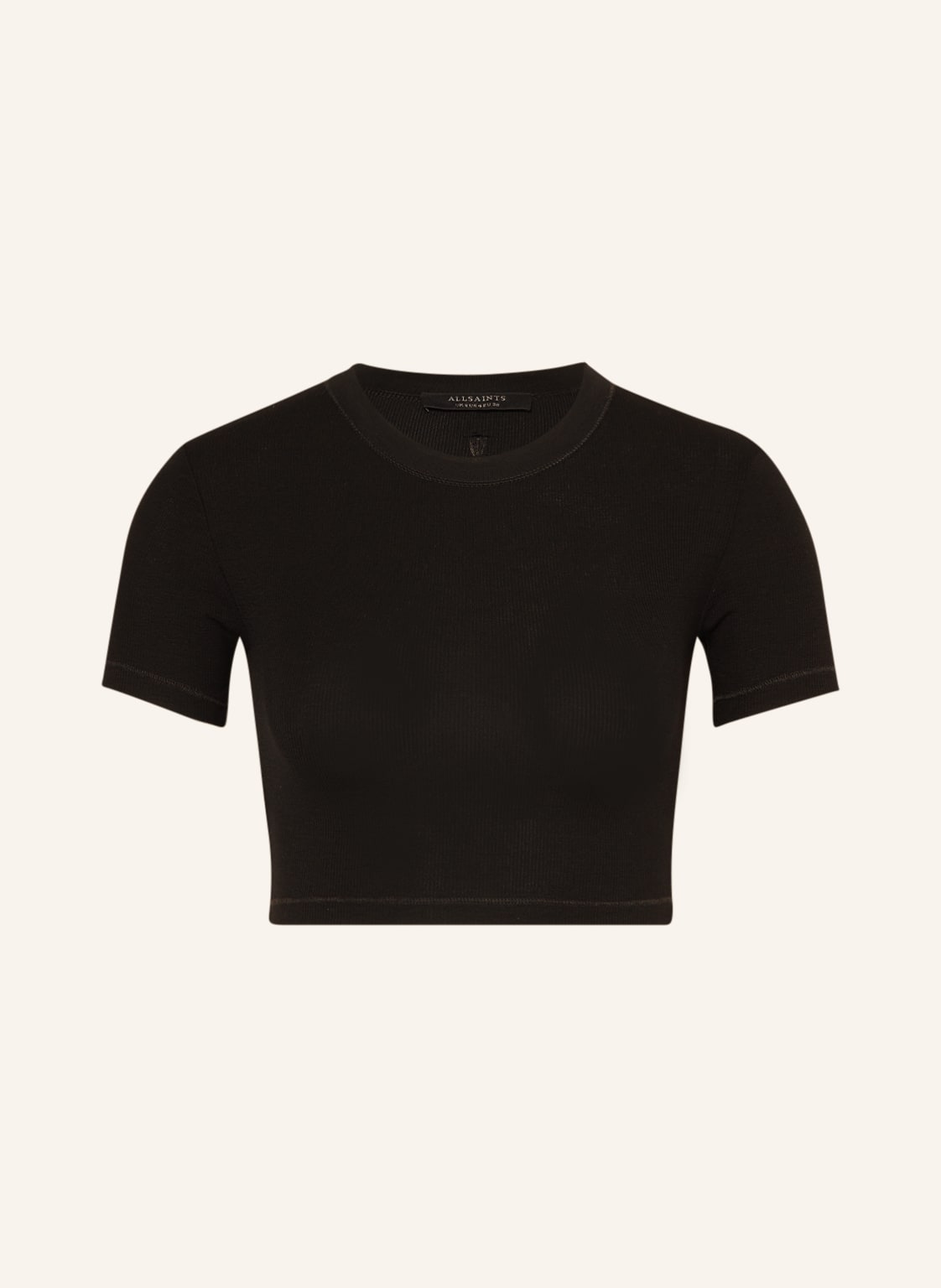 Allsaints Cropped-Strickshirt Tina schwarz von AllSaints