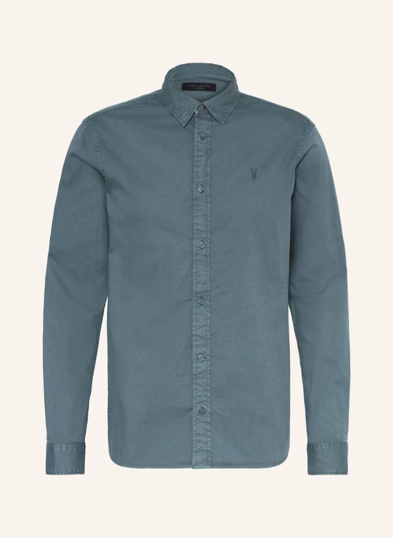 Allsaints Hemd Hawthorne Slim Fit blau von AllSaints