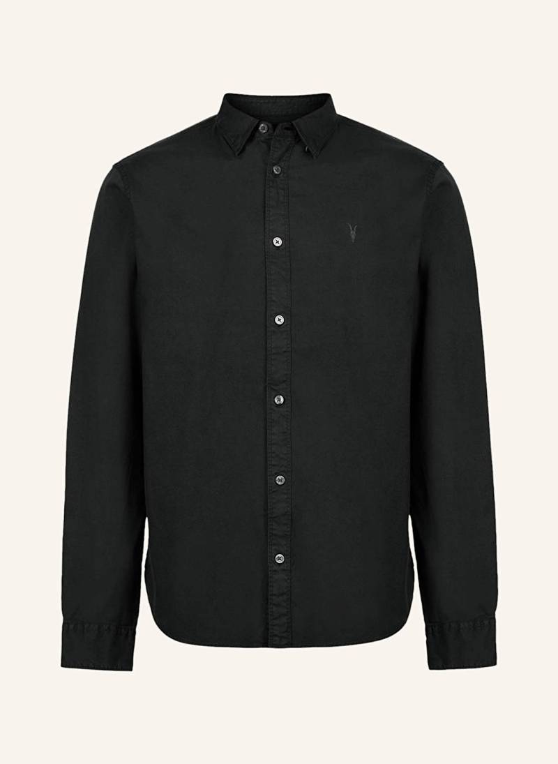 Allsaints Hemd Hawthorne Slim Fit schwarz von AllSaints