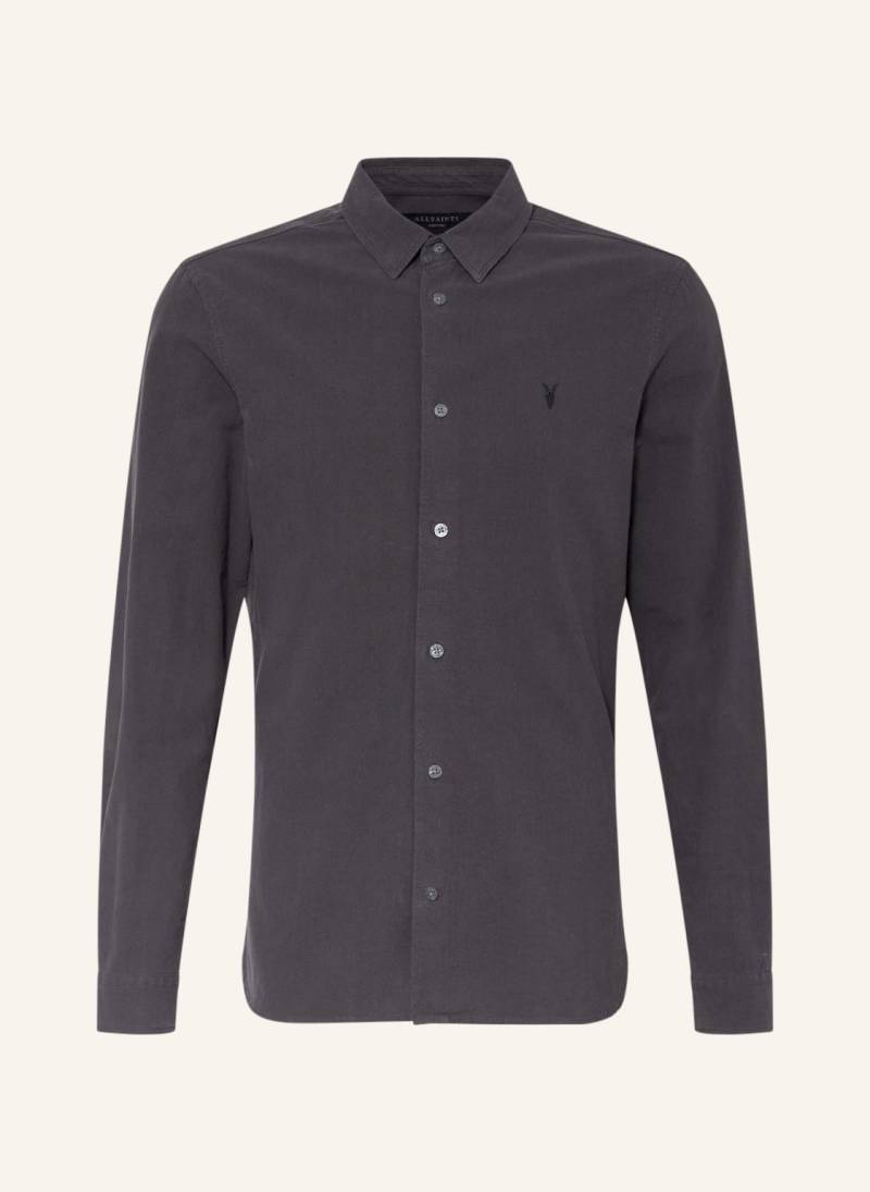 Allsaints Hemd Lovell Regular Fit grau von AllSaints