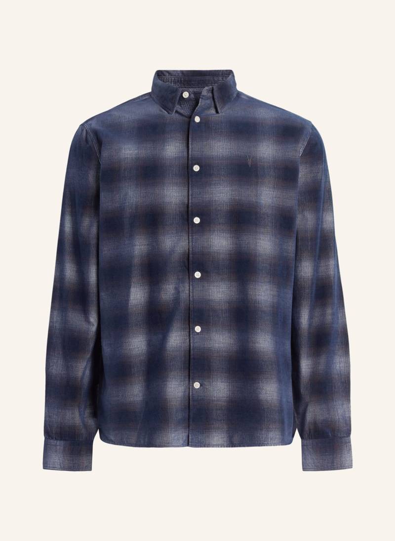 Allsaints Hemd Salinas Relaxed Fit blau von AllSaints