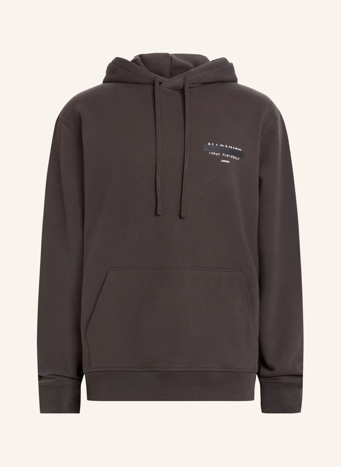 Allsaints Hoodie Redact schwarz von AllSaints