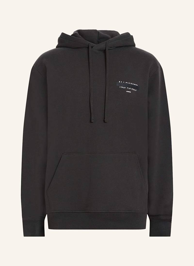 Allsaints Hoodie Redact schwarz von AllSaints