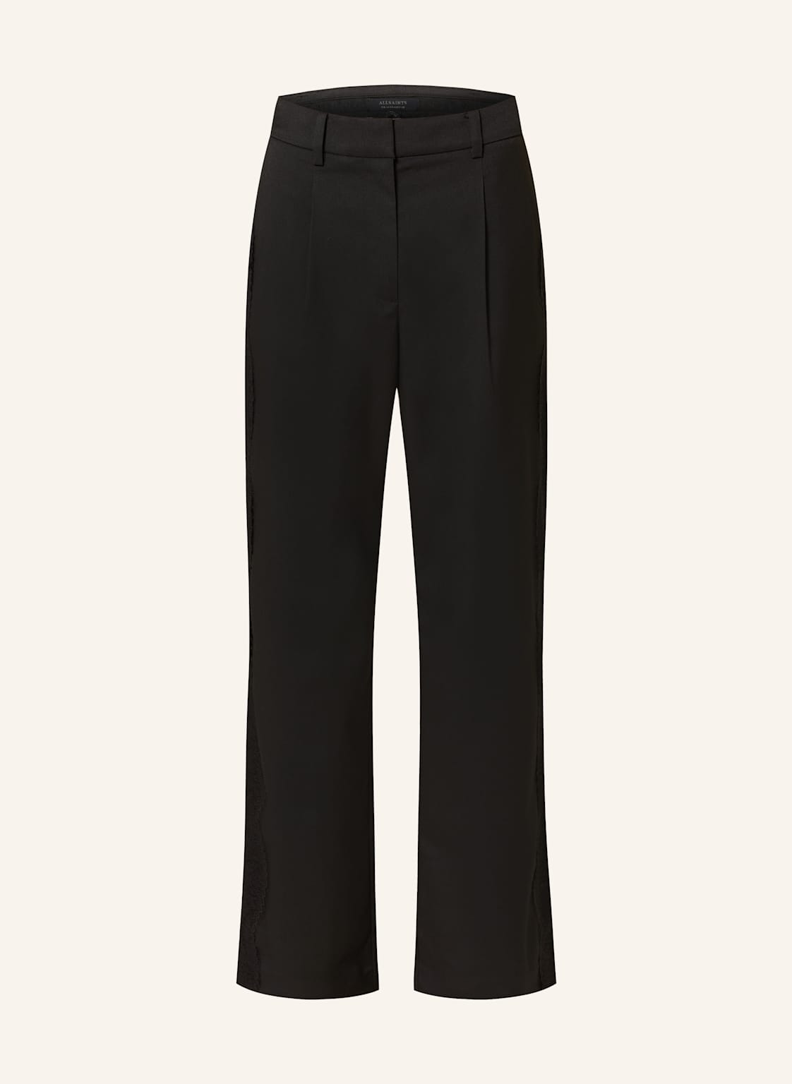 Allsaints Hose Lacey Mit Spitze schwarz von AllSaints