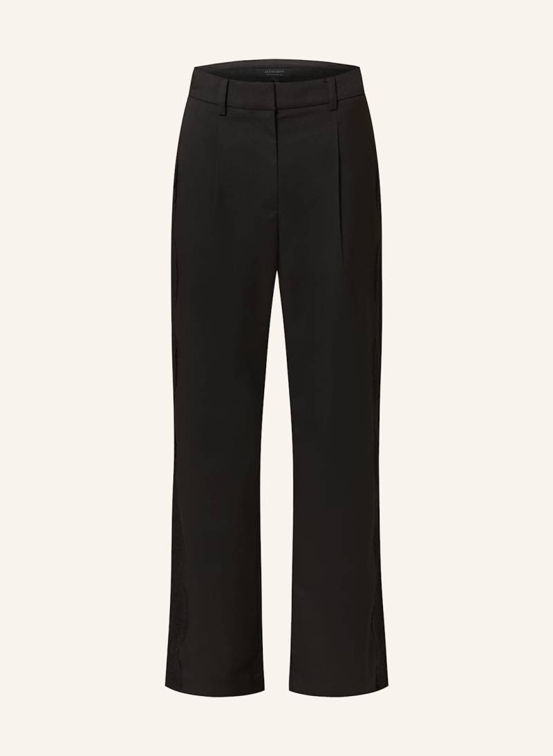 Allsaints Hose Lacey Mit Spitze schwarz von AllSaints