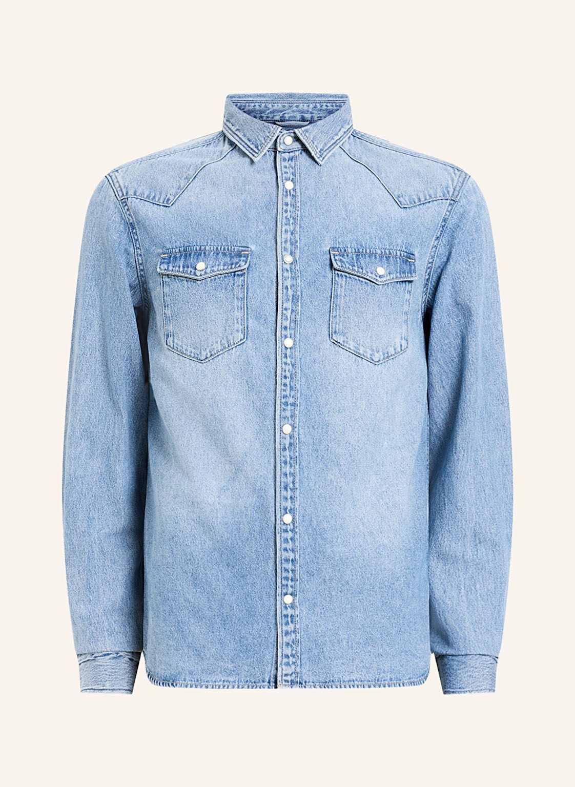 Allsaints Jeanshemd Macgowan Relaxed Fit blau Allsaints Jeanshemd Macgowan Relaxed Fit blau von AllSaints