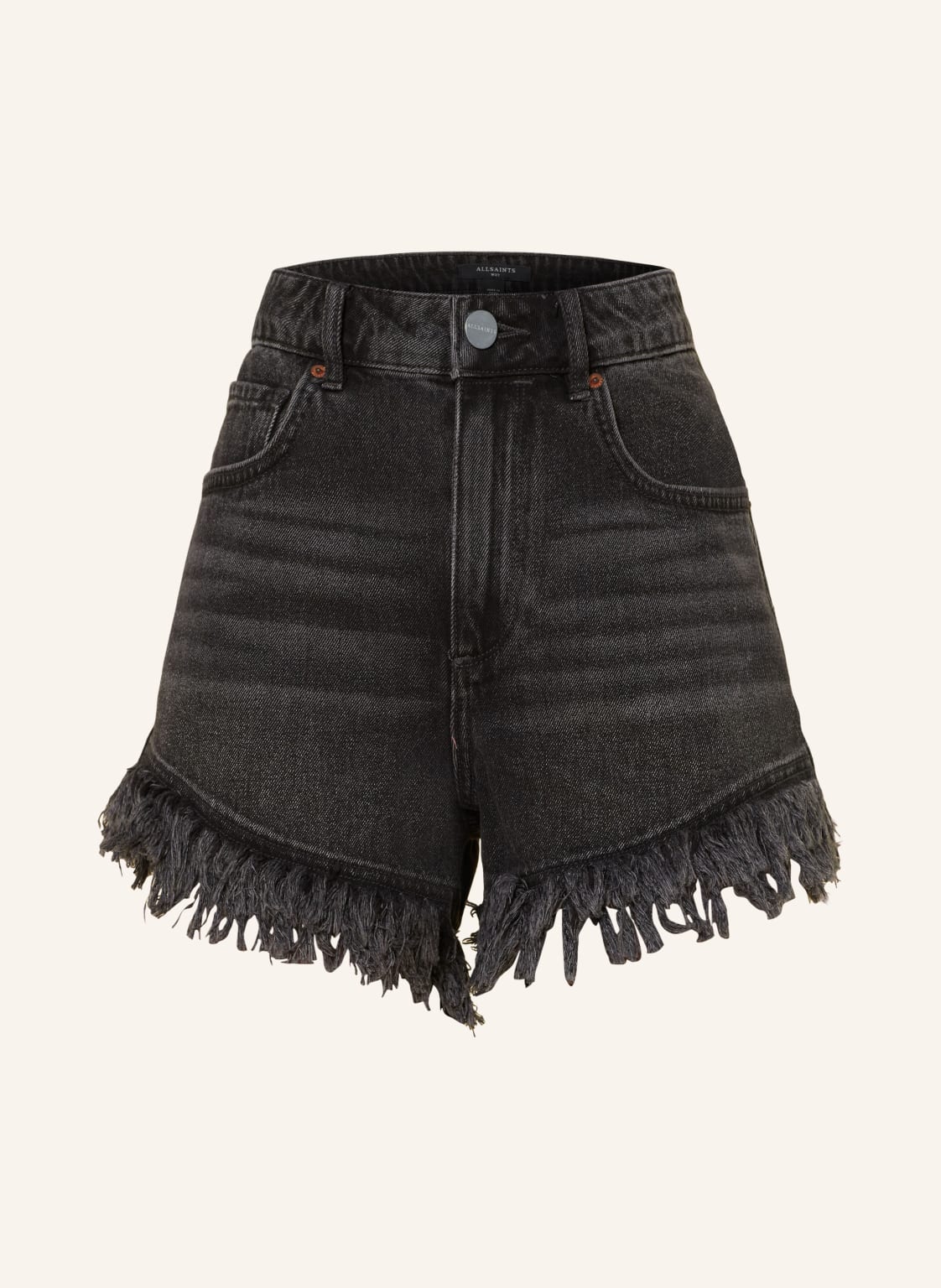 Allsaints Jeanshorts Astrid schwarz von AllSaints