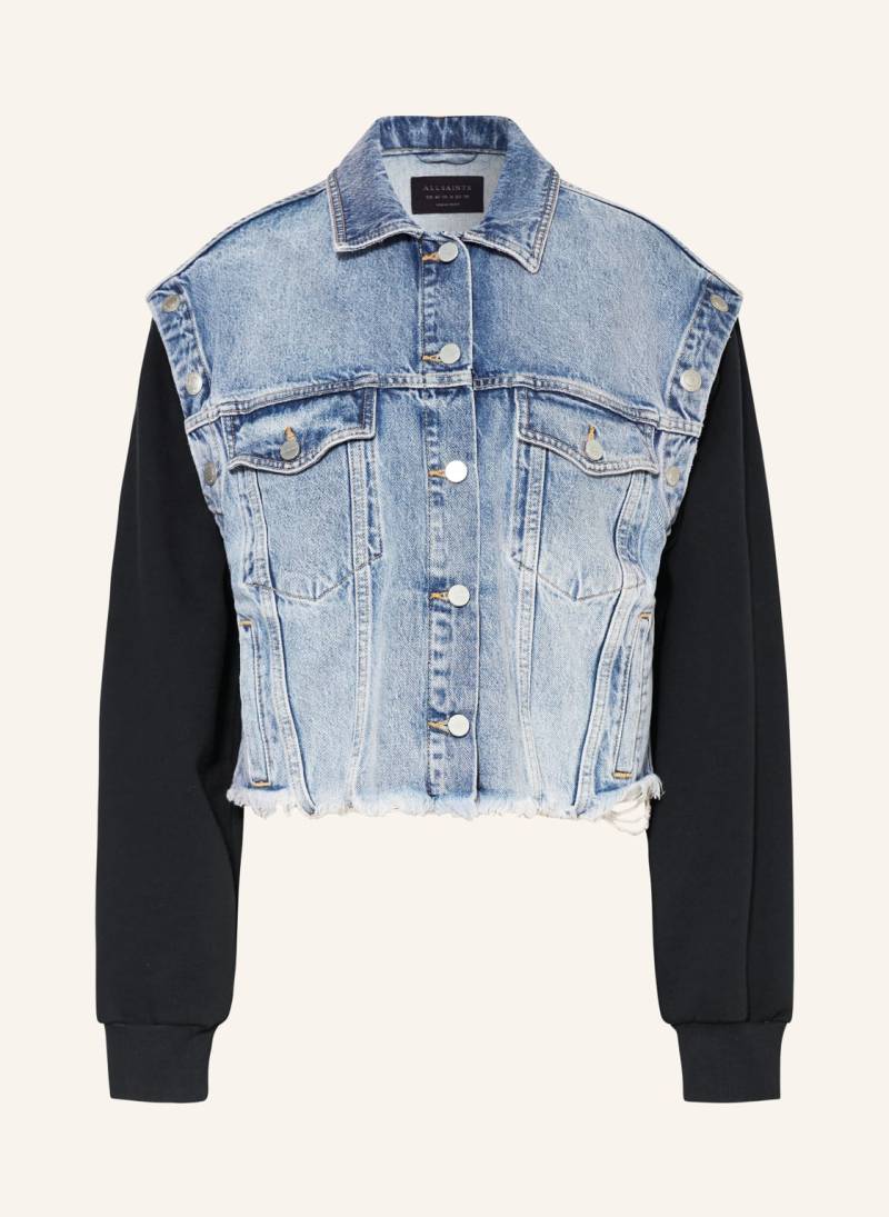 Allsaints Jeansjacke Chlo Mit Abnehmbaren Ärmeln blau von AllSaints