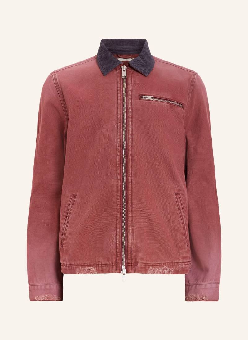 Allsaints Jeansjacke Rothwell rot von AllSaints