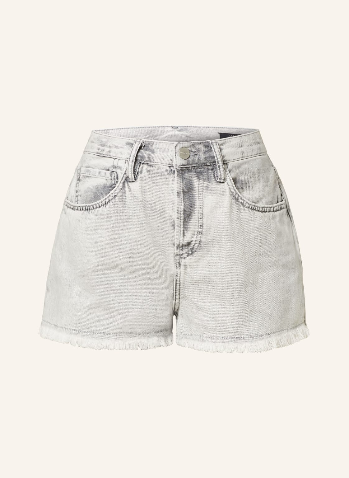 Allsaints Jeansshorts Heidi grau von AllSaints