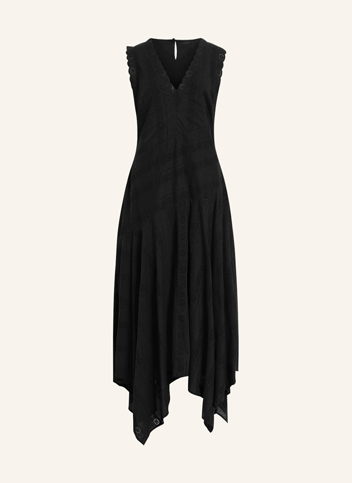 Allsaints Kleid Avania Mit Lochspitze schwarz von AllSaints