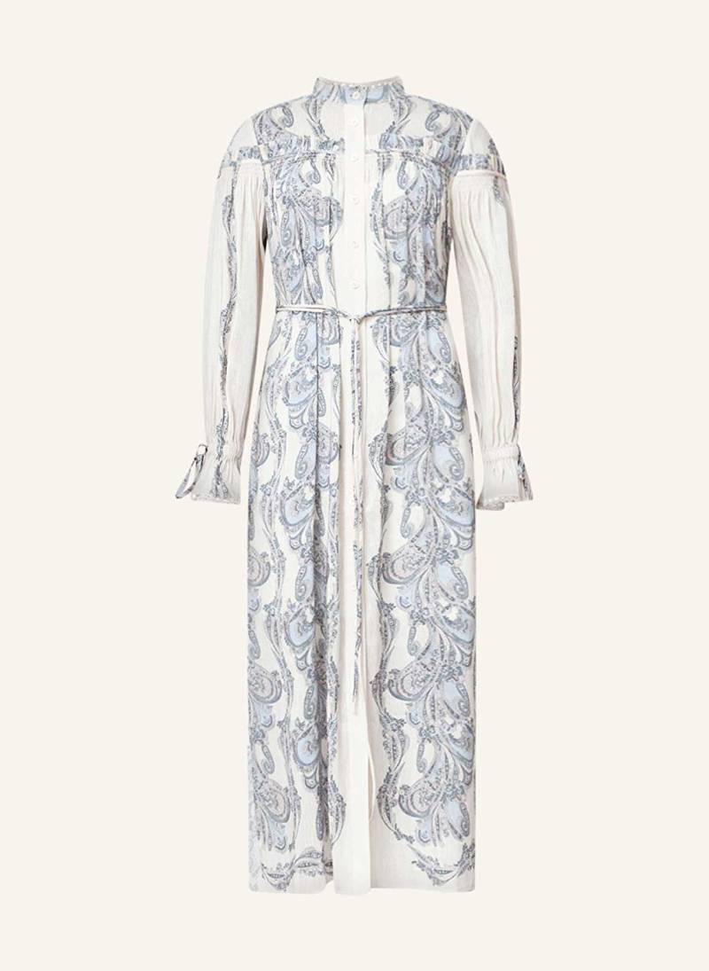 Allsaints Kleid Delphine Mit Volants blau von AllSaints