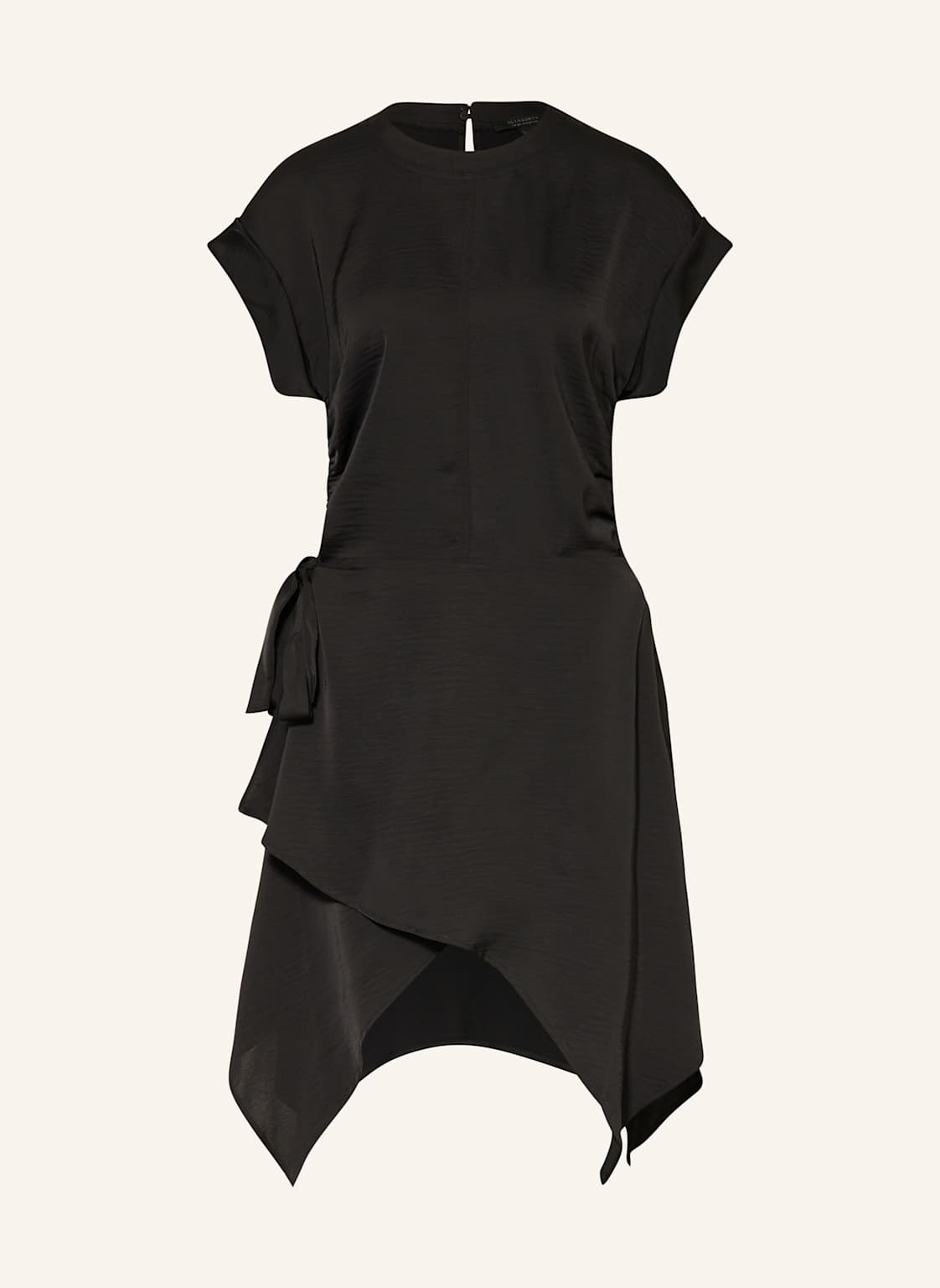 Allsaints Kleid Riko In Wickeloptik schwarz von AllSaints