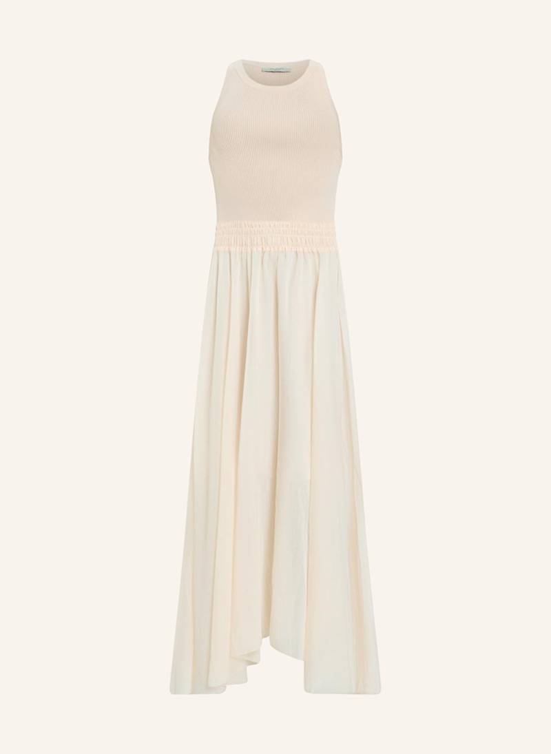 Allsaints Kleid Zenia Im Materialmix beige von AllSaints