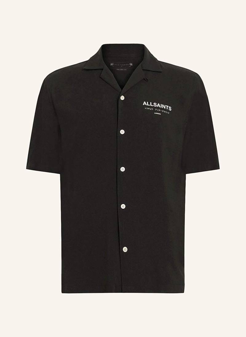 Allsaints Kurzarm-Hemd Relaxed Fit schwarz von AllSaints