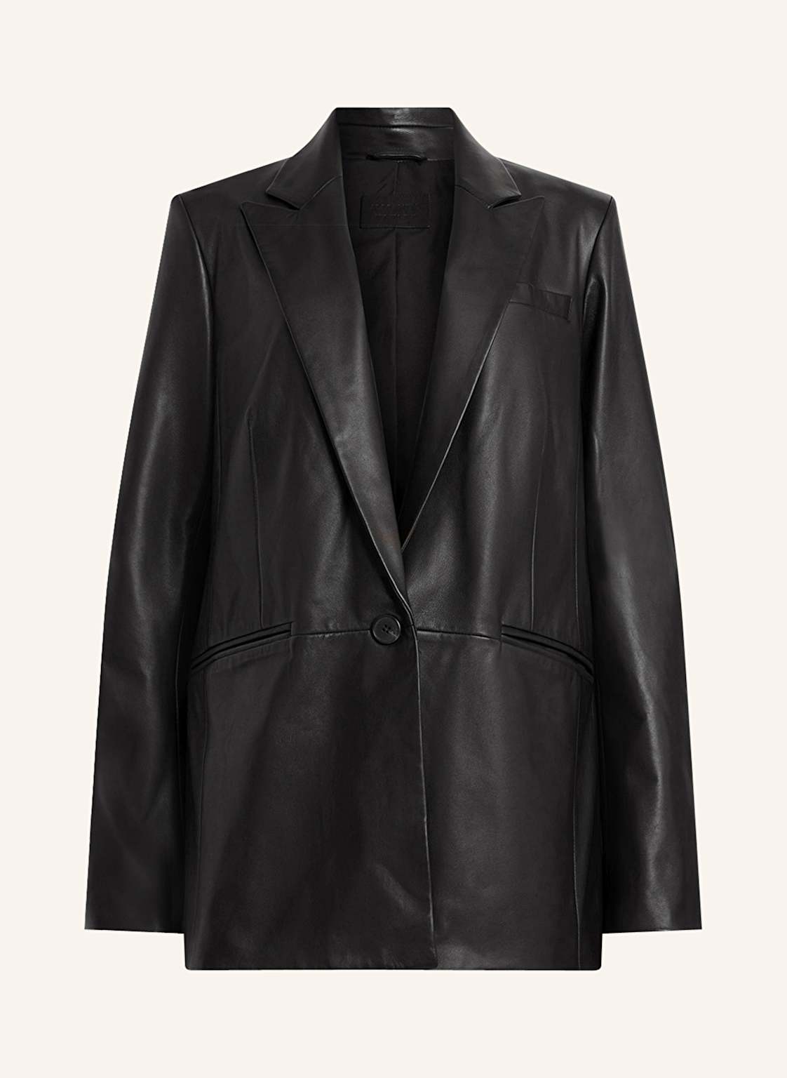 Allsaints Lederblazer Deri schwarz von AllSaints