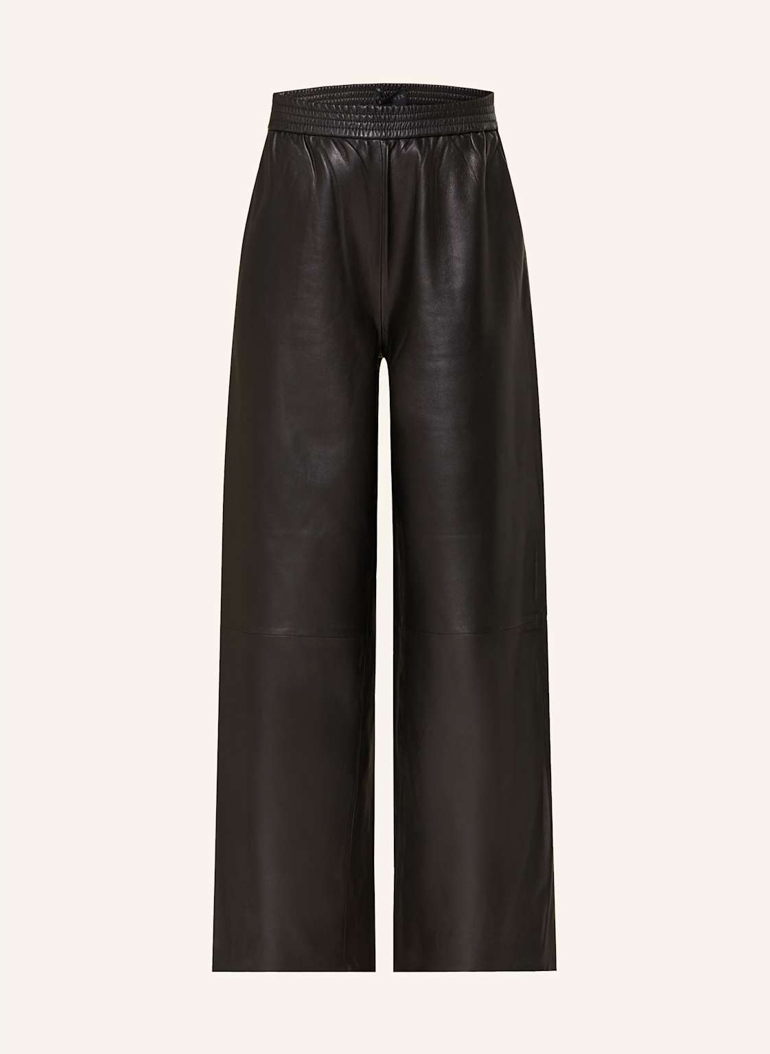 Allsaints Lederhose Aspen schwarz von AllSaints