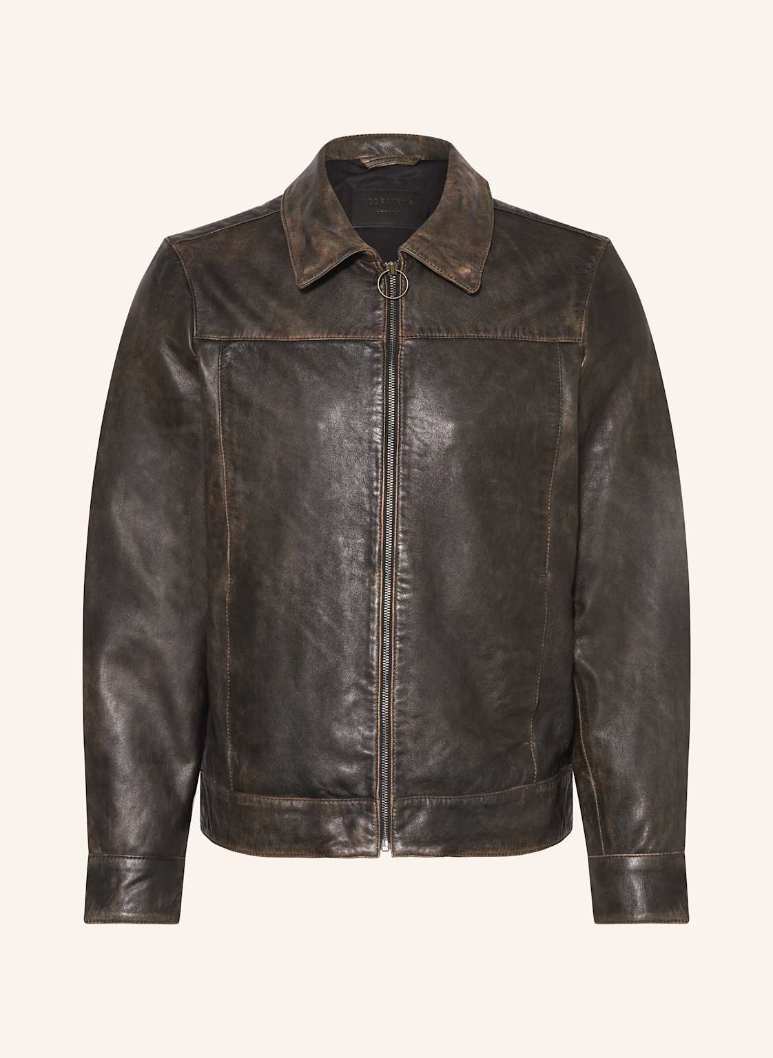 Allsaints Lederjacke Alkan schwarz von AllSaints