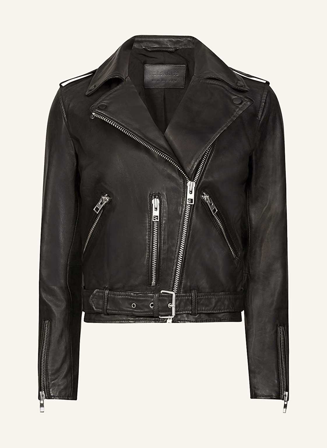 Allsaints Lederjacke Balfern schwarz Allsaints Lederjacke Balfern schwarz von AllSaints