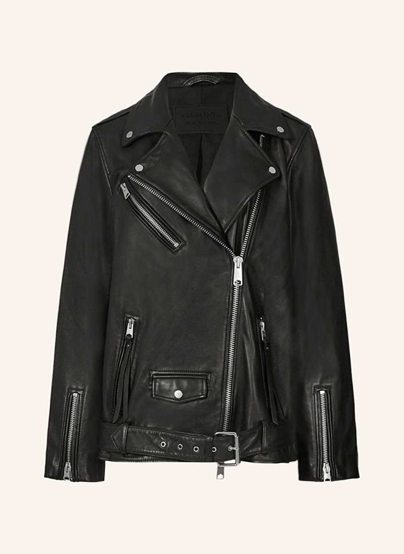 Allsaints Lederjacke Billie Biker schwarz von AllSaints