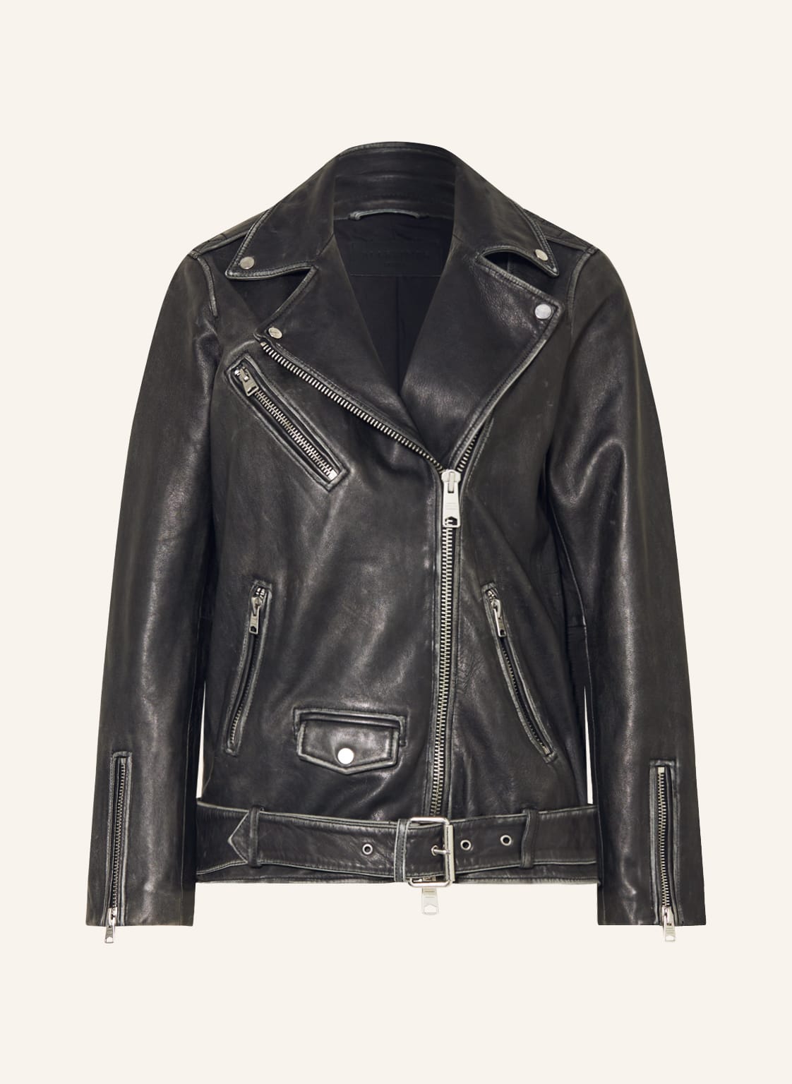 Allsaints Lederjacke Billie schwarz Allsaints Lederjacke Billie schwarz von AllSaints