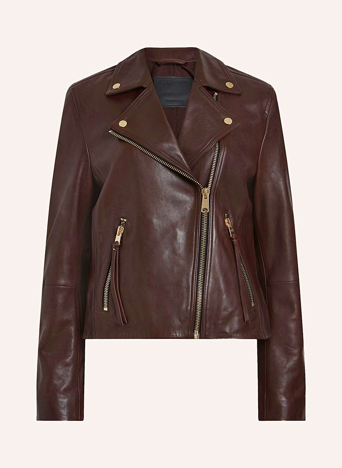 Allsaints Lederjacke Dalby rot Allsaints Lederjacke Dalby rot von AllSaints