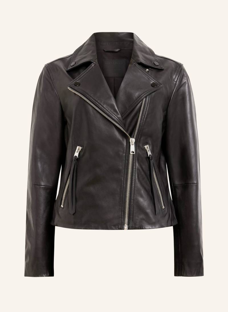 Allsaints Lederjacke Dalby schwarz von AllSaints