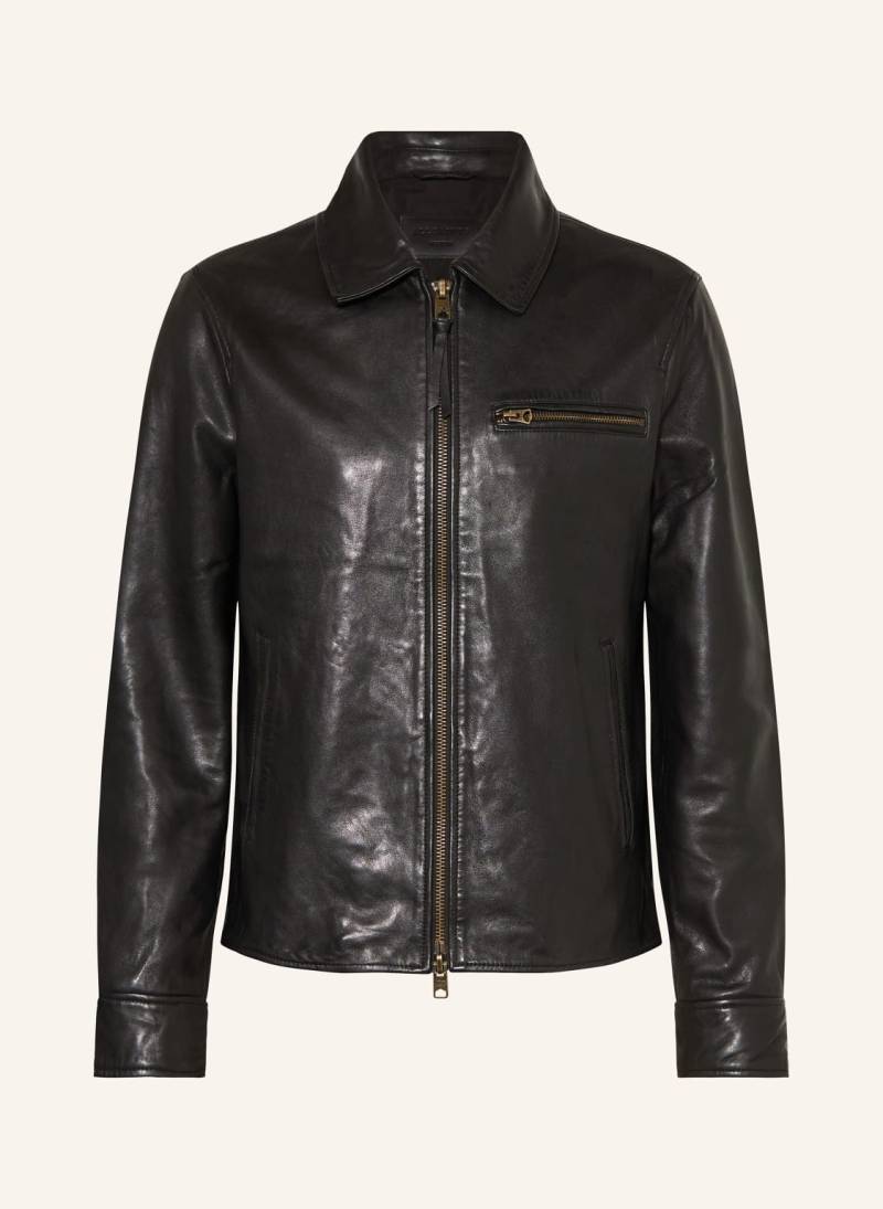 Allsaints Lederjacke Miller schwarz von AllSaints